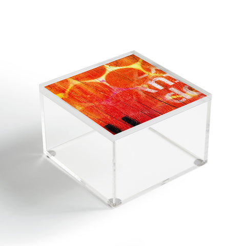 Sophia Buddenhagen Orange Acrylic Box