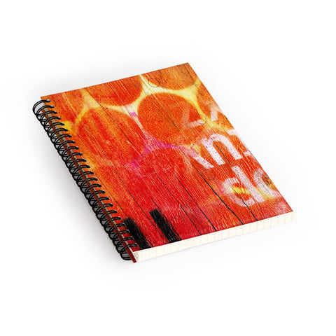Sophia Buddenhagen Orange Spiral Notebook