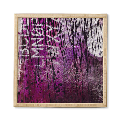Sophia Buddenhagen Purple 1 Framed Wall Art