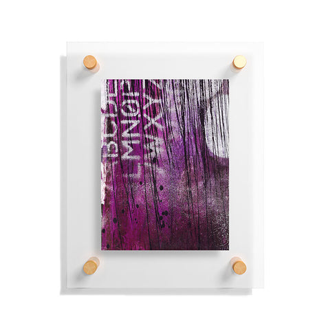 Sophia Buddenhagen Purple 1 Floating Acrylic Print