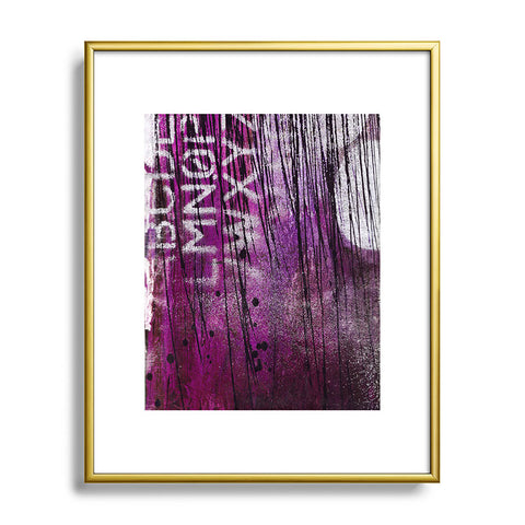 Sophia Buddenhagen Purple 1 Metal Framed Art Print