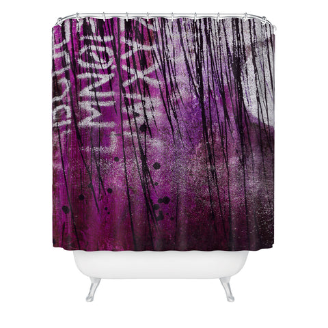 Sophia Buddenhagen Purple 1 Shower Curtain