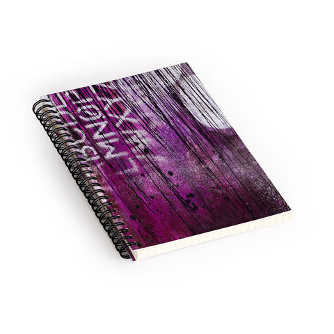Sophia Buddenhagen Purple 1 Spiral Notebook