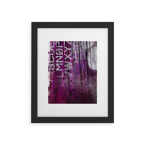 Sophia Buddenhagen Purple 1 Framed Art Print