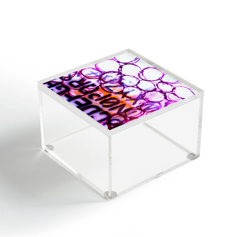 Sophia Buddenhagen Purple Circles Acrylic Box