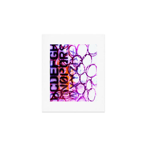 Sophia Buddenhagen Purple Circles Art Print
