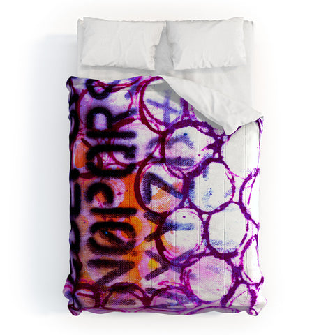 Sophia Buddenhagen Purple Circles Comforter