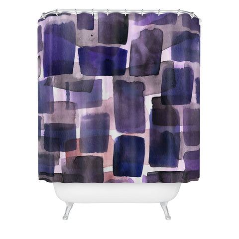 Sophia Buddenhagen Purple Dawn Shower Curtain