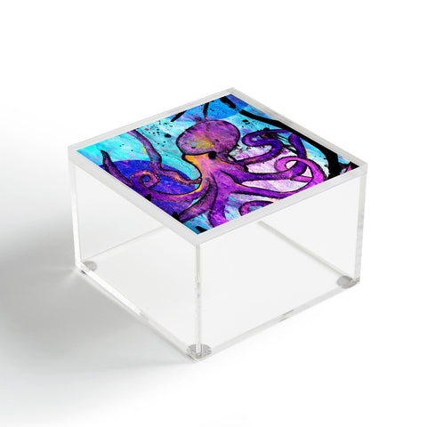 Sophia Buddenhagen Purple Octopus Acrylic Box