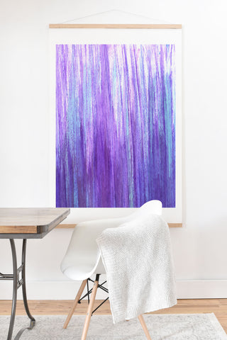 Sophia Buddenhagen Purple Stream Art Print And Hanger