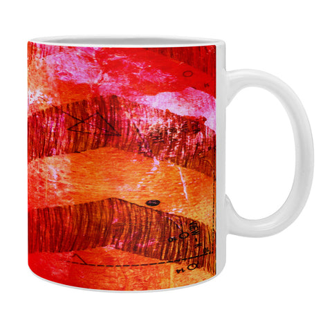 Sophia Buddenhagen Red Chevron Coffee Mug