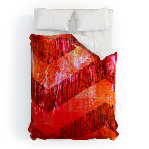Sophia Buddenhagen Red Chevron Comforter