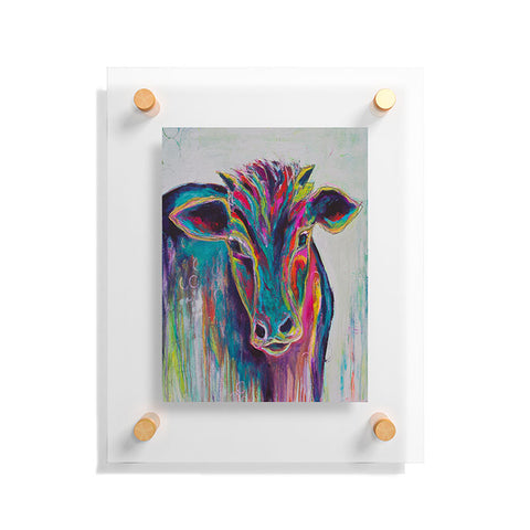 Sophia Buddenhagen Texas Cow Floating Acrylic Print