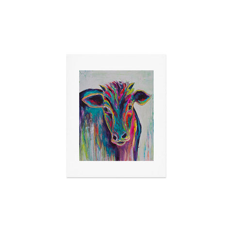 Sophia Buddenhagen Texas Cow Art Print