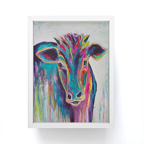 Sophia Buddenhagen Texas Cow Framed Mini Art Print