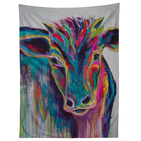 Sophia Buddenhagen Texas Cow Tapestry