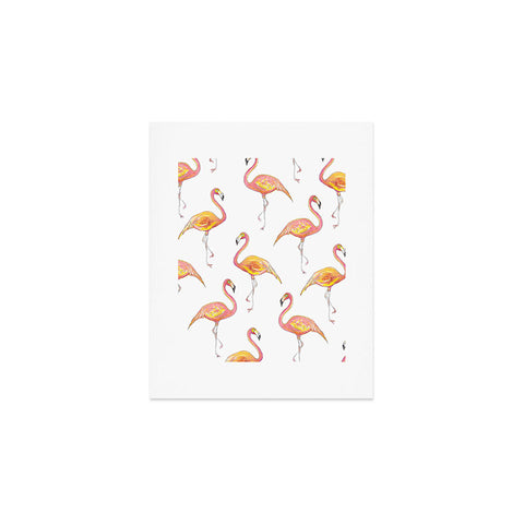 Sophia Buddenhagen The Pink Flamingos Art Print