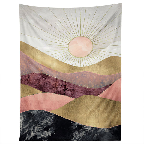 SpaceFrogDesigns Blush Sun Tapestry