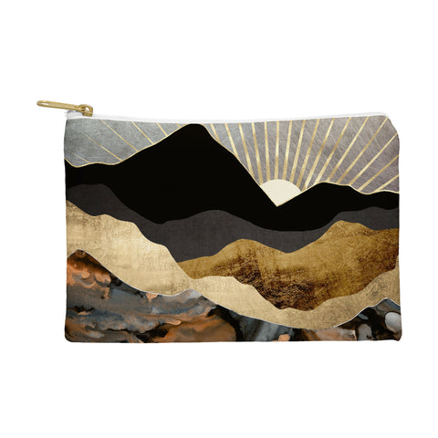 SpaceFrogDesigns Copper and Gold Mountains Pouch