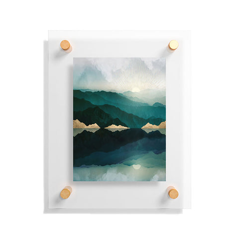SpaceFrogDesigns Waters Edge Reflection Floating Acrylic Print