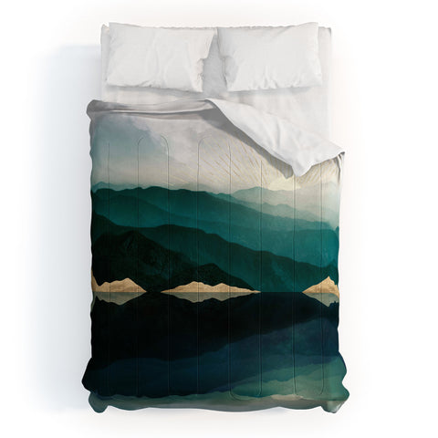 SpaceFrogDesigns Waters Edge Reflection Comforter