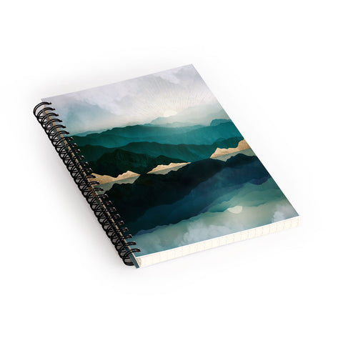 SpaceFrogDesigns Waters Edge Reflection Spiral Notebook