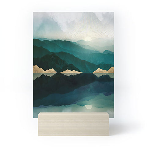 SpaceFrogDesigns Waters Edge Reflection Mini Art Print