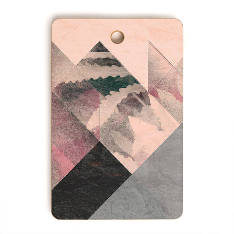 Spires Processed Floral and Granite Cutting Board Rectangle