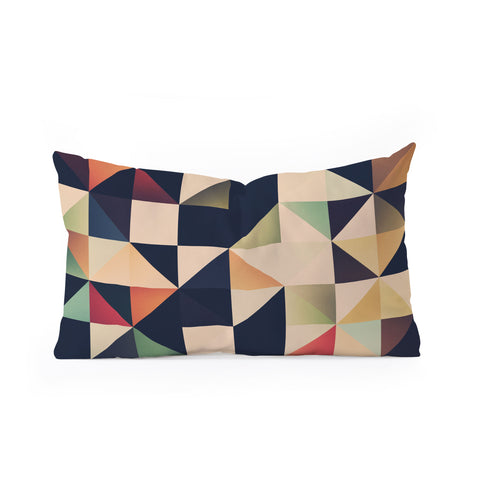Spires Tessellate 1 Oblong Throw Pillow