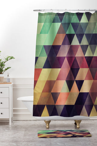 Spires Tryypyyze Shower Curtain And Mat