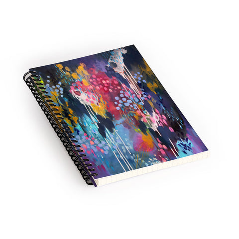 Stephanie Corfee Blue Velvet Spiral Notebook