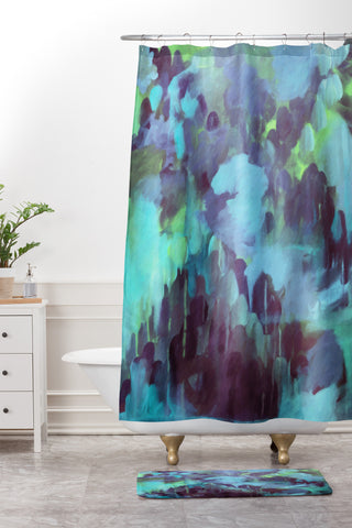 Stephanie Corfee Bluemarine Shower Curtain And Mat