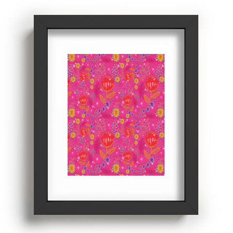 Stephanie Corfee Bright Bouquet Recessed Framing Rectangle
