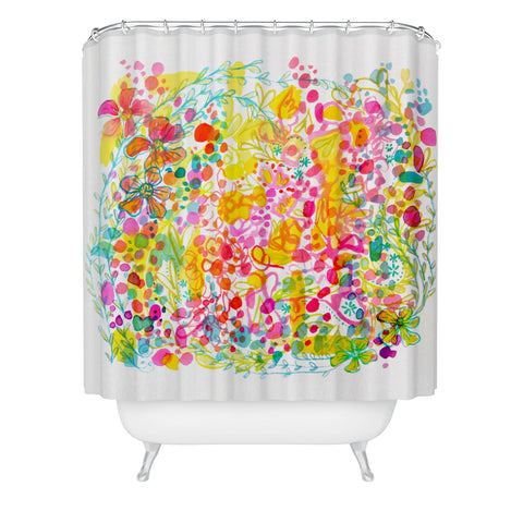 Stephanie Corfee Bubble Garden Shower Curtain