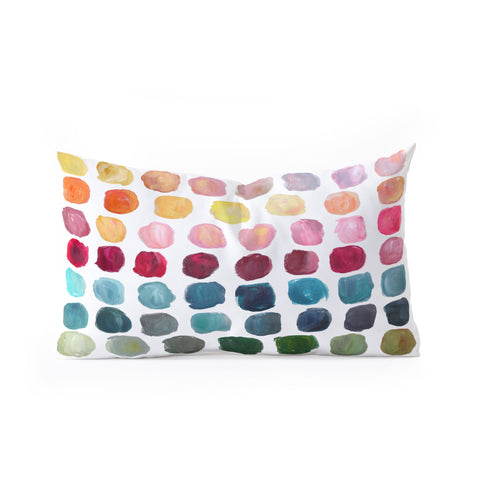 Stephanie Corfee Color Palette Oblong Throw Pillow