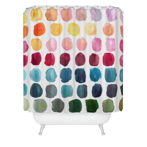 Stephanie Corfee Color Palette Shower Curtain