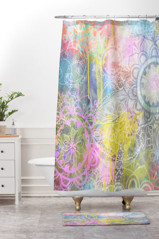Stephanie Corfee Early Frost Shower Curtain And Mat