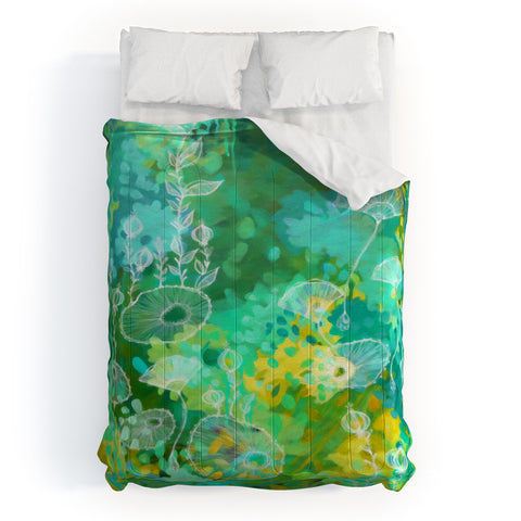 Stephanie Corfee Green Tea Comforter
