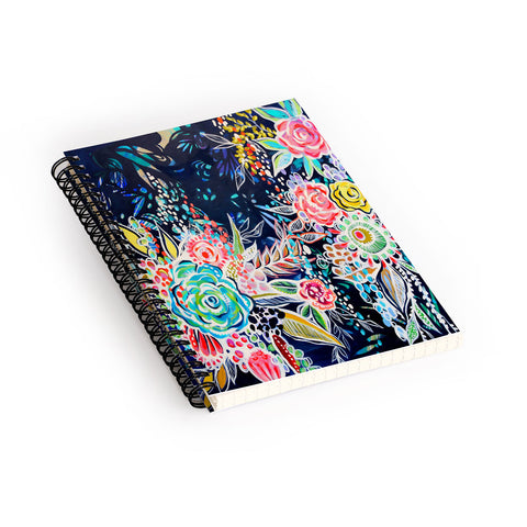 Stephanie Corfee Night Bloomers Spiral Notebook