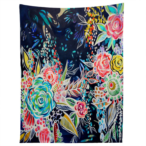 Stephanie Corfee Night Bloomers Tapestry