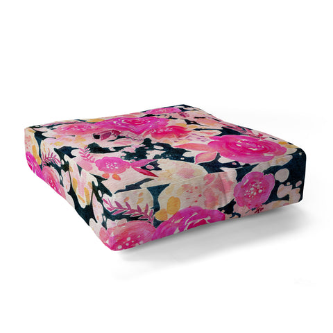 Stephanie Corfee Pink In The Dark Floor Pillow Square