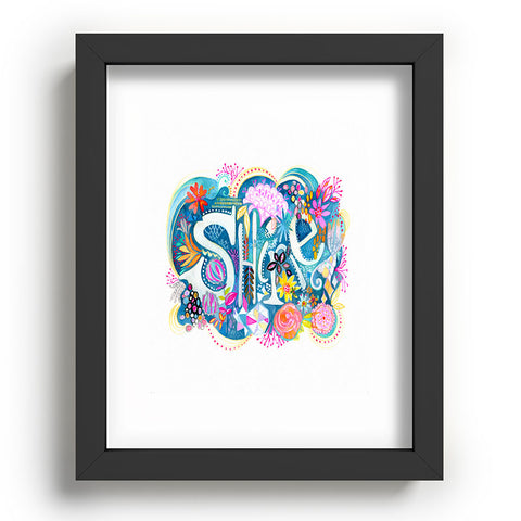 Stephanie Corfee Shine Watercolor Recessed Framing Rectangle