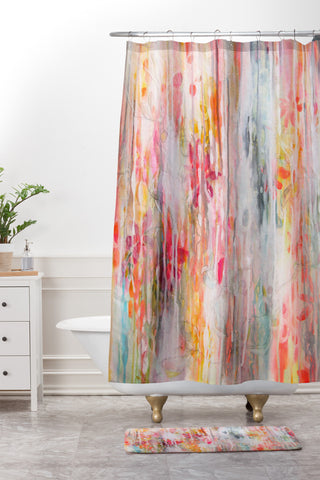 Stephanie Corfee Sparkling Water Shower Curtain And Mat