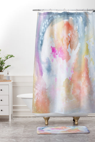 Stephanie Corfee Up In The Clouds Shower Curtain And Mat