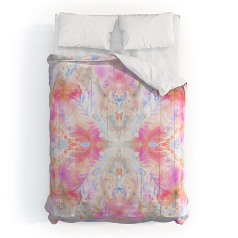 Stephanie Corfee Watercolor Damask Blush Comforter