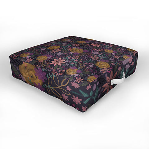 Stephanie Corfee Whitney Floral Outdoor Floor Cushion