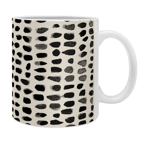 Summer Sun Home Art Dots Beige Coffee Mug
