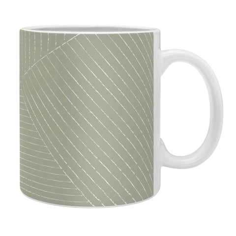 Summer Sun Home Art Lines Linen Sage Coffee Mug