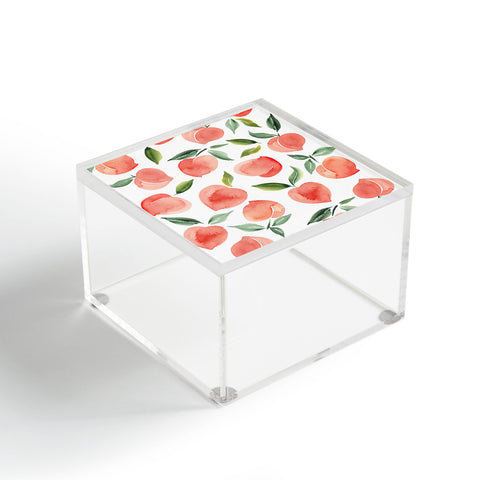 Summer Sun Home Art peaches 1 Acrylic Box