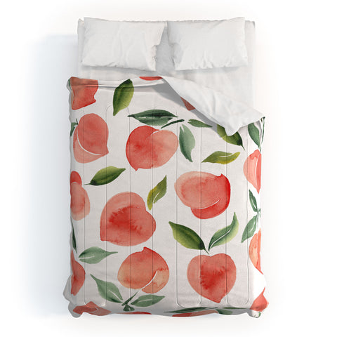 Summer Sun Home Art peaches 1 Comforter